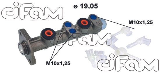 CIFAM Maître-cylindre de frein 202-006K Fiat MULTIPLA Cylindre de frein CIFAM 202-006K