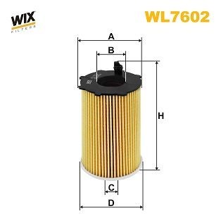 WIX FILTERS Filtro olio WL7602 WL7602 costo Filtro olio WIX FILTERS KIA K2700