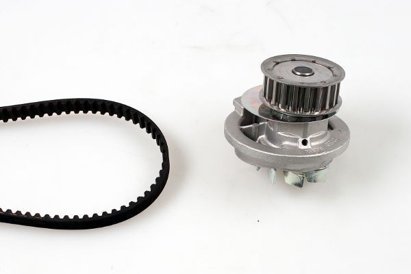HEPU Water pump and timing belt kit PK03980 HEPU PK03980 OPEL Kadett E Saloon (T85) timing belt replacement kit replacement