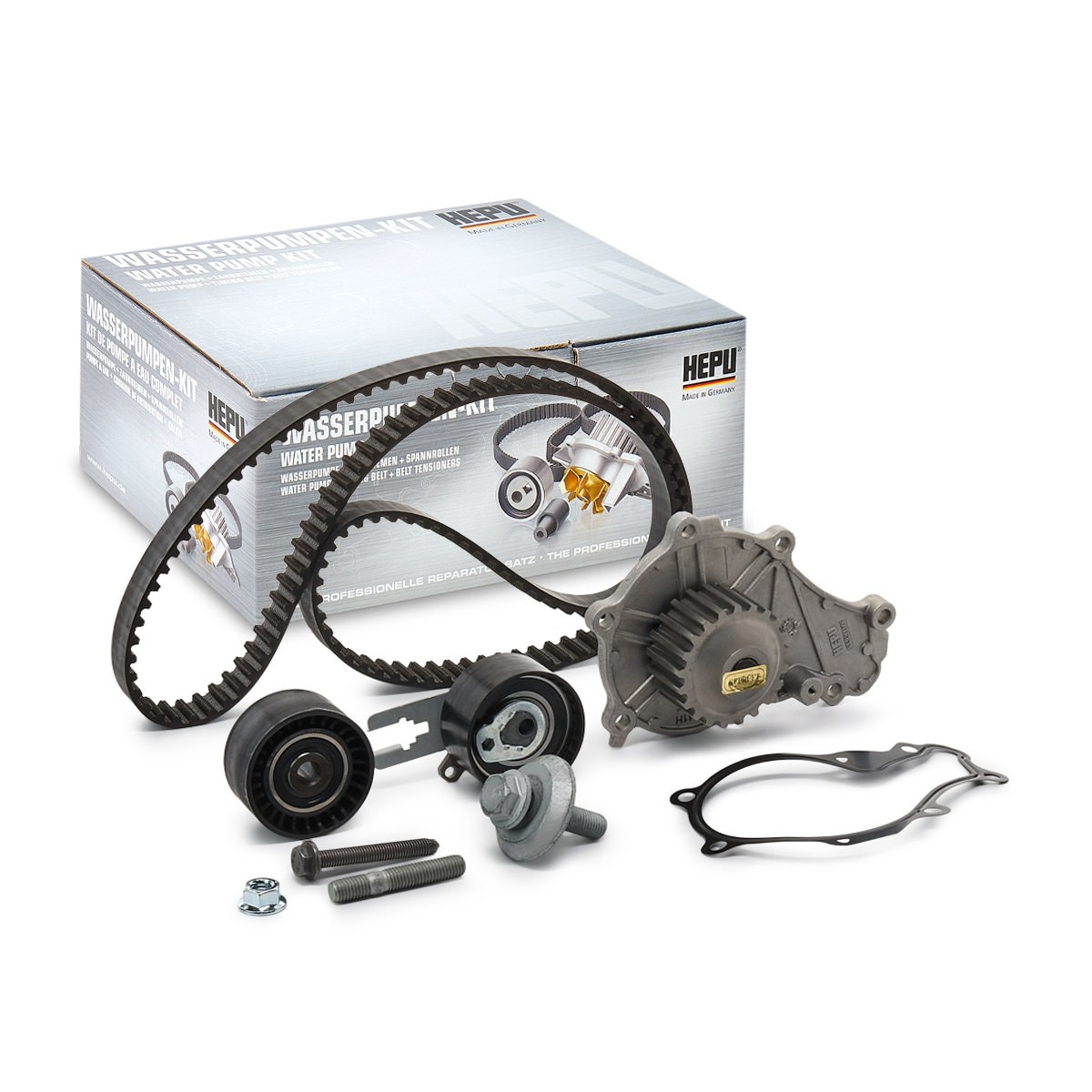 HEPU Kit de distribution + pompe à eau PK08930 Kit de pompe à eau et courroie de distribution HEPU PREVIA PK08930 pas cher