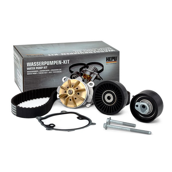 Bomba de água + kit de correia dentada HEPU PK09560 HEPU PK09560: Bomba de água + kit de distribuição Renault MASTER 2014