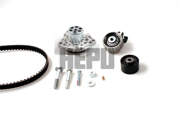 HEPU Bomba de água + kit de correia dentada PK10894 PK10894 Jogo de correias dentadas LANCIA YPSILON HEPU