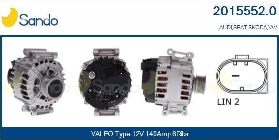 SANDO Generator 2015552.0 2015552.0 SANDO dynamo Škoda FAVORIT