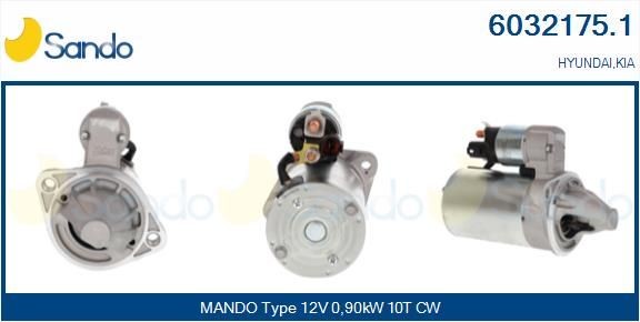 SANDO Starteris 6032175.1 Starteris SANDO SHUMA 6032175.1 lēti