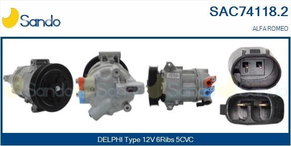 SANDO Compressore aria condizionata SAC74118.2 SAC74118.2 Compressore AC SANDO Alfa Romeo