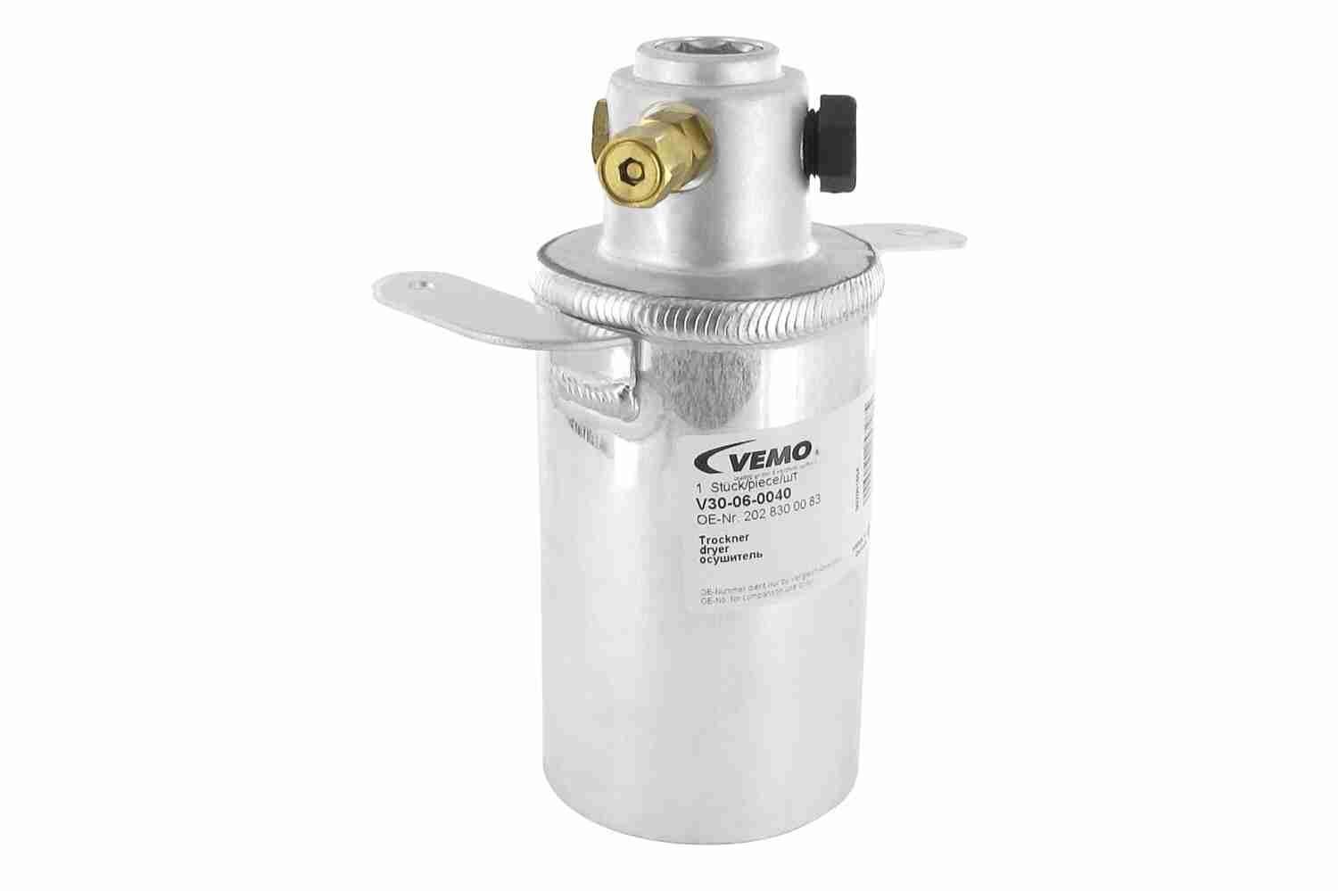 VEMO Kuivain, ilmastointilaite V30-06-0040 V30-06-0040 VEMO Original Quality Ilmastoinnin kuivain Mercedes-Benz V-sarja hinta
