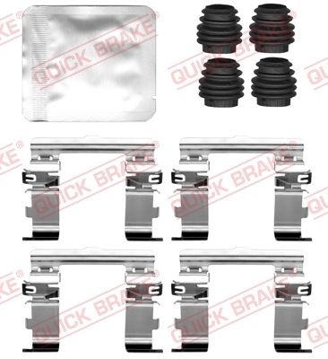 QUICK BRAKE Monteringssett, bremseklosser 109-0196 QUICK BRAKE 109-0196 Tibehørsett, skivebremse belegg KIA EV9 (MV) til en fordelagtig pris
