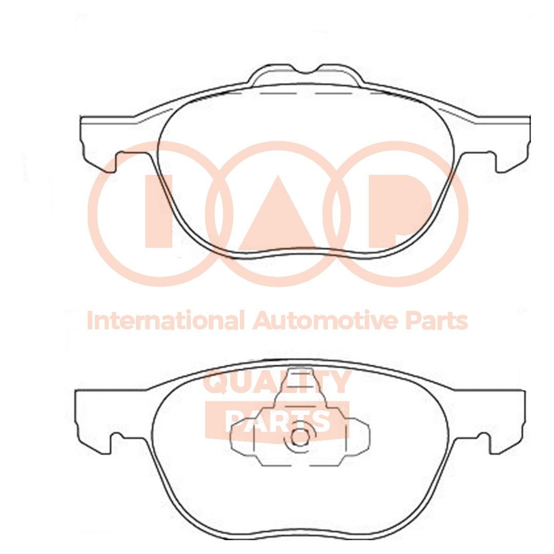 IAP QUALITY PARTS Bromsbelägg 704-04041P 704-04041P IAP QUALITY PARTS bromsklossar FORD B-MAX