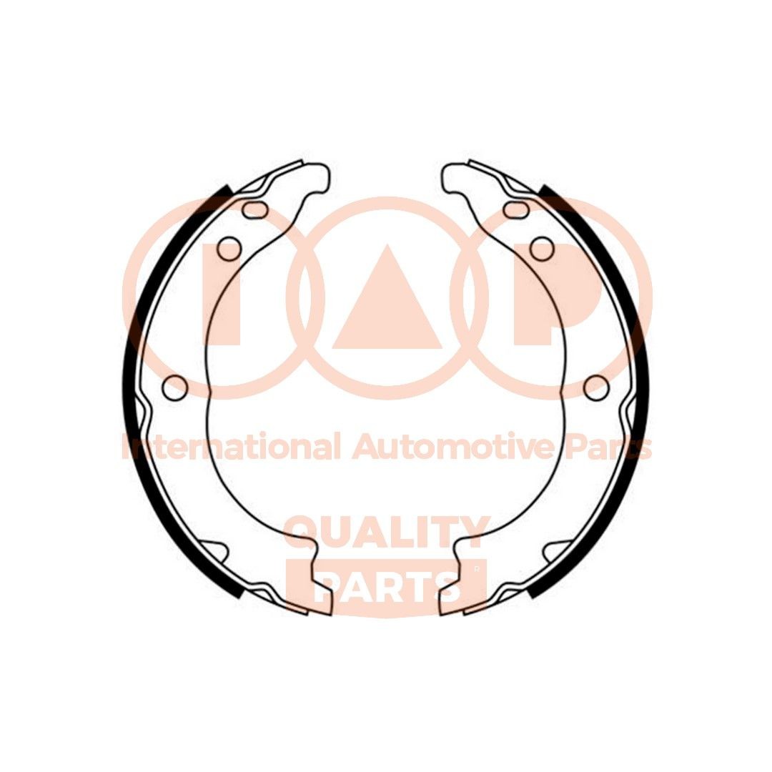 IAP QUALITY PARTS Bremsesko sett 705-08030P Trommelbremser IAP QUALITY PARTS PEUGEOT 705-08030P
