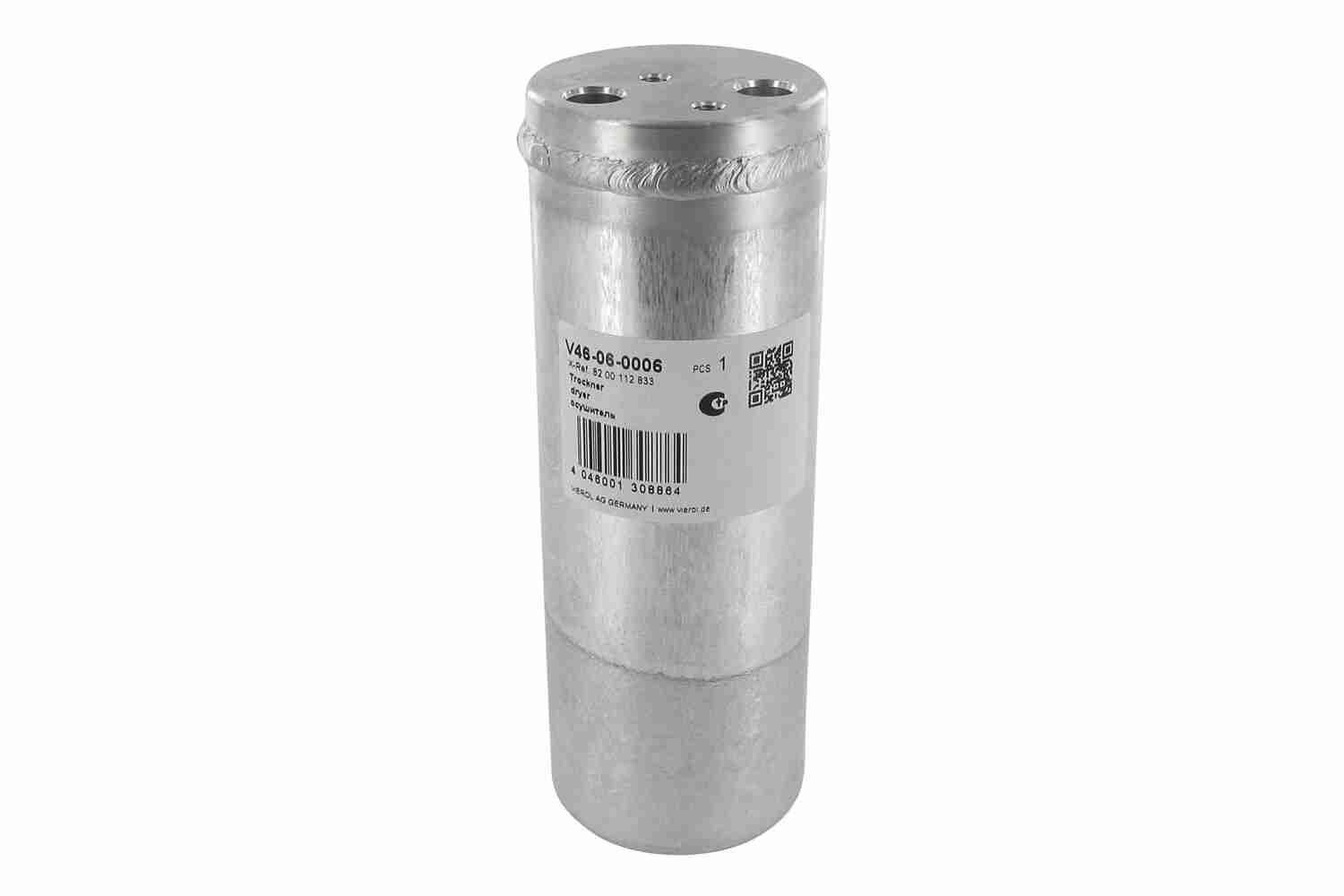 VEMO Kuivain, ilmastointilaite V46-06-0006 V46-06-0006 VEMO Original Quality Ilmastoinnin kuivain RENAULT SAFRANE