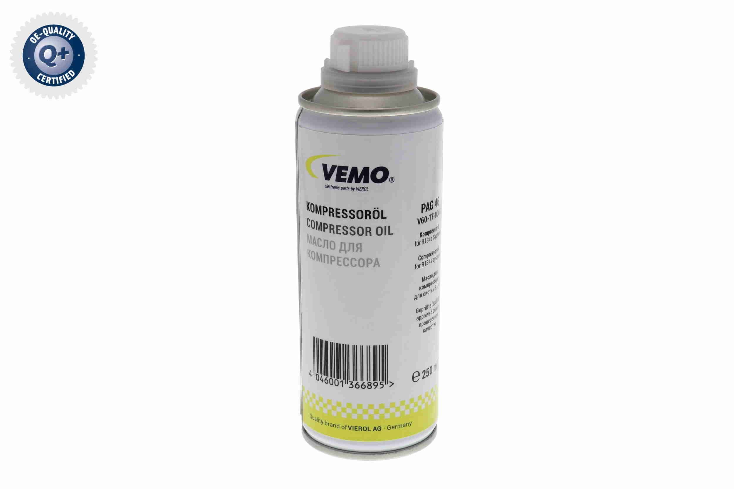 VEMO Huile, climatisation V60-17-0001 Moteur de climatisation VEMO SPLASH V60-17-0001 pas cher