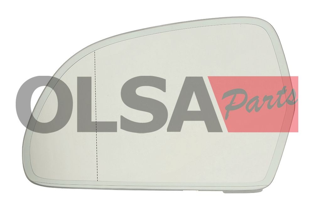 OLSA Vidro de espelho, espelho retrovisor exterior 75393 Vidro de espelho retrovisor exterior OLSA Nissan NAVARA 75393
