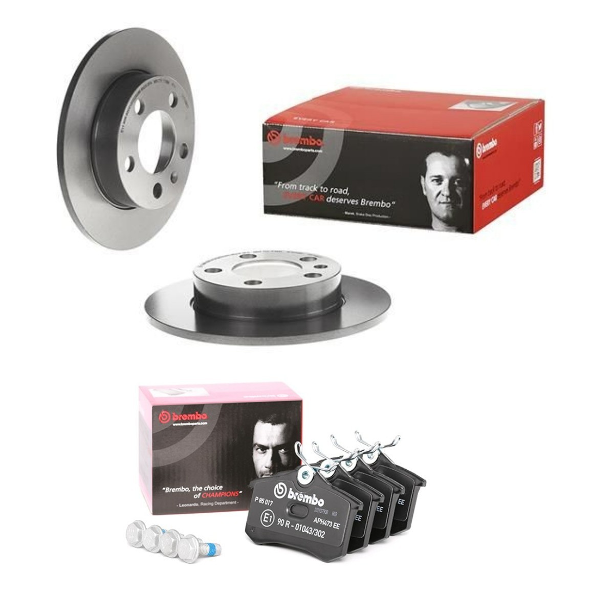 Bremžu komplekts, Disku bremzes BREMBO BRB3405N0006 BREMBO Prime BRB3405N0006 Bremžu komplekts Seat CORDOBA 1999