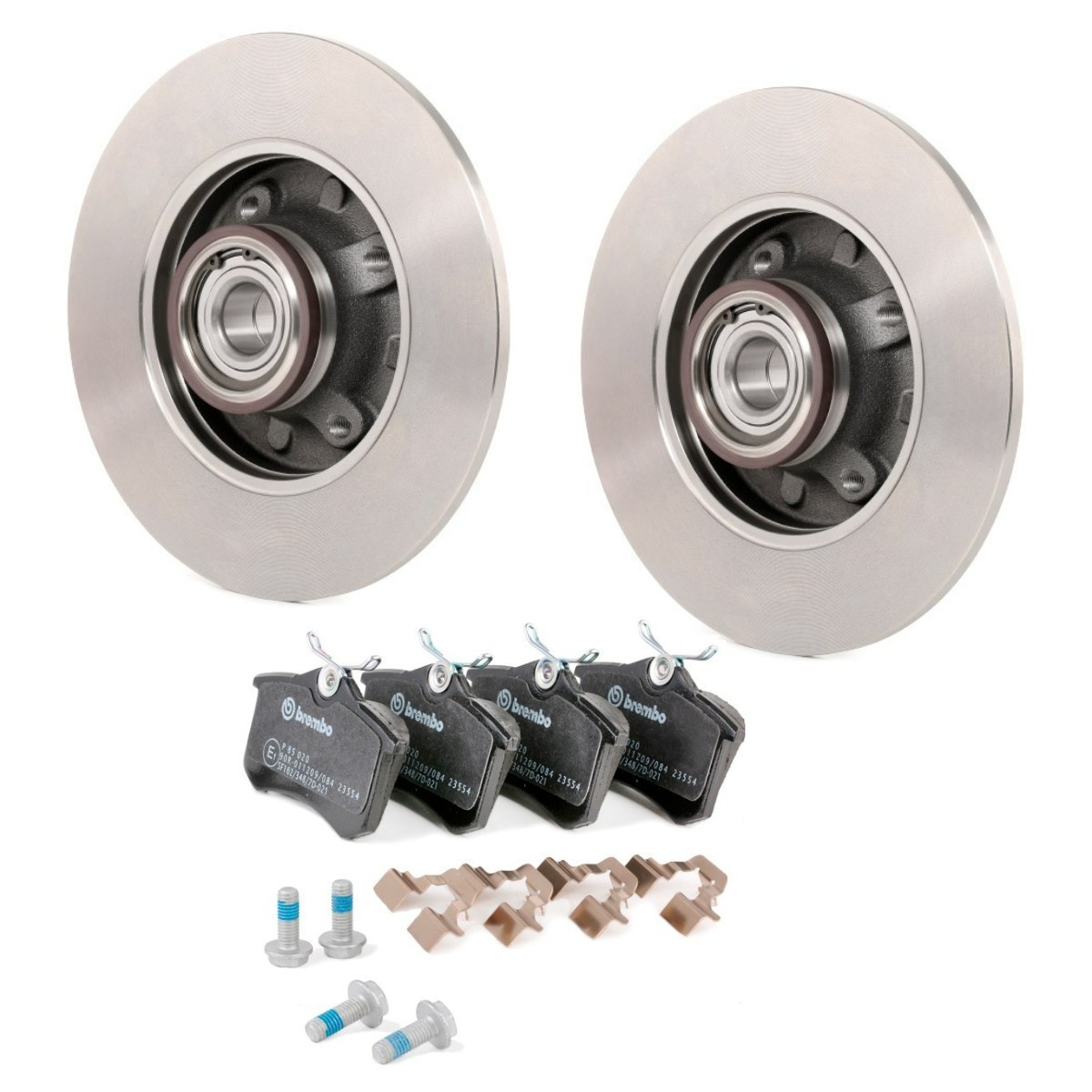 BREMBO Bremseskiver og -klosser BRB3405N0027 BREMBO BRB3405N0027 Bremsesett Citroen C4 Cactus billige