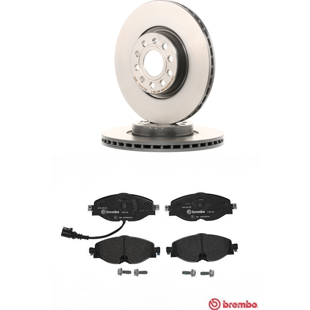BREMBO Kit de travões BRB3405N0033 BREMBO BRB3405N0033 Discos e pastilhas de travão Leon IV (KL1) preço