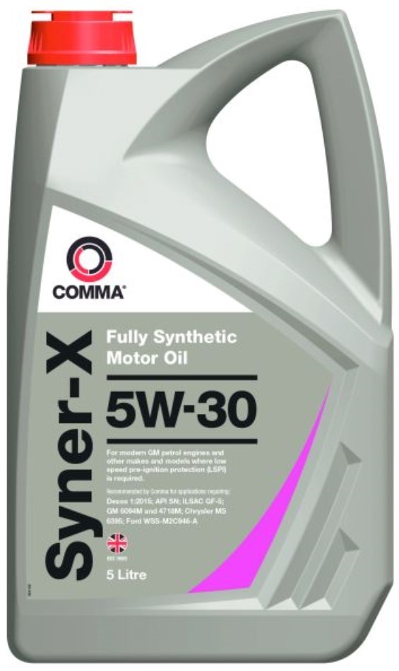 COMMA Motorový olej SYX5L SYX5L Motorové oleje COMMA PEUGEOT 108