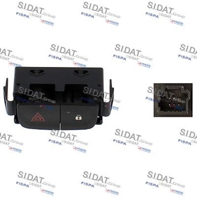 SIDAT Alarmlicht schakelaar 660376A2 Waarschuwingsknipperlamp schakelaar FIAT SIDAT 660376A2