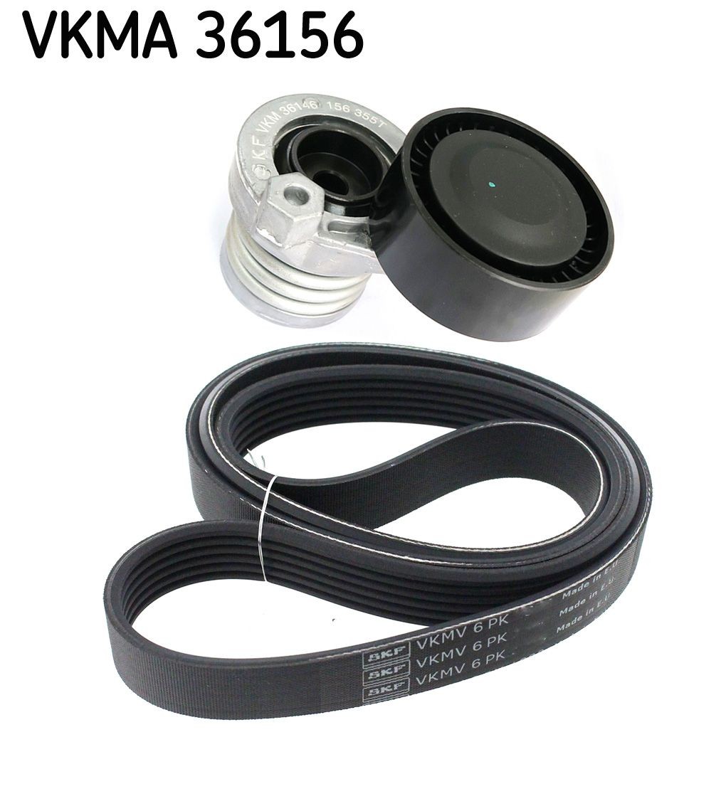 SKF Drivremssats VKMA 36156 SKF VKMA 36156 drivremssats Clio V Hatchback (BF) pris