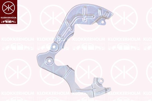 KLOKKERHOLM Chapa deflectora, disco de travão 2009378 KLOKKERHOLM 2009378 Defletor do discos de travão Abarth 500С Cabrio a um preço acessível