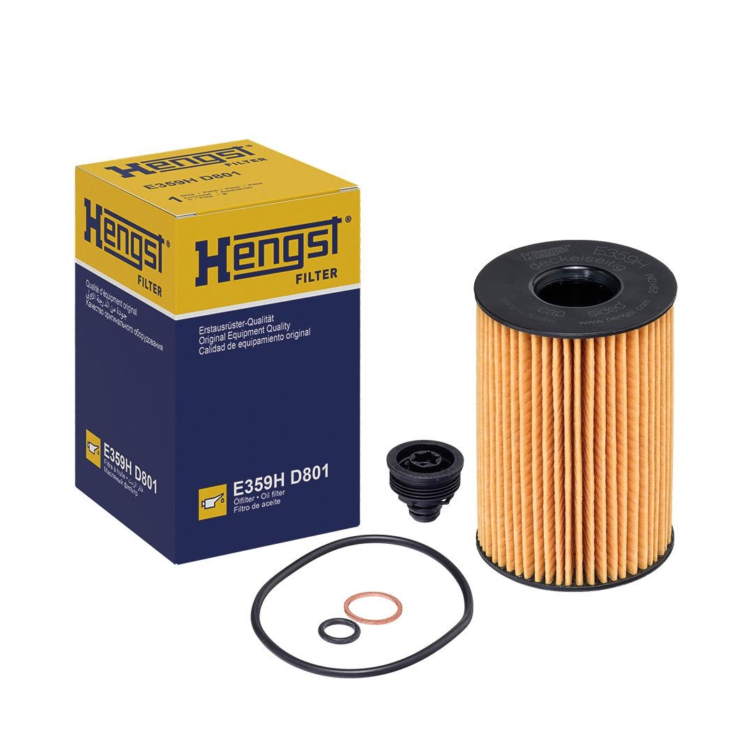 HENGST FILTER Eļļas filtrs E359H D801 HENGST FILTER E359HD801 Eļļas filtri XM (G09) cena