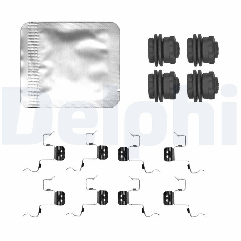 DELPHI Kit d'accessoires, plaquette de frein à disque LX0808 DELPHI LX0808 Kit d'accessoires, plaquette de frein à disque Mercedes G W463 à un prix avantageux