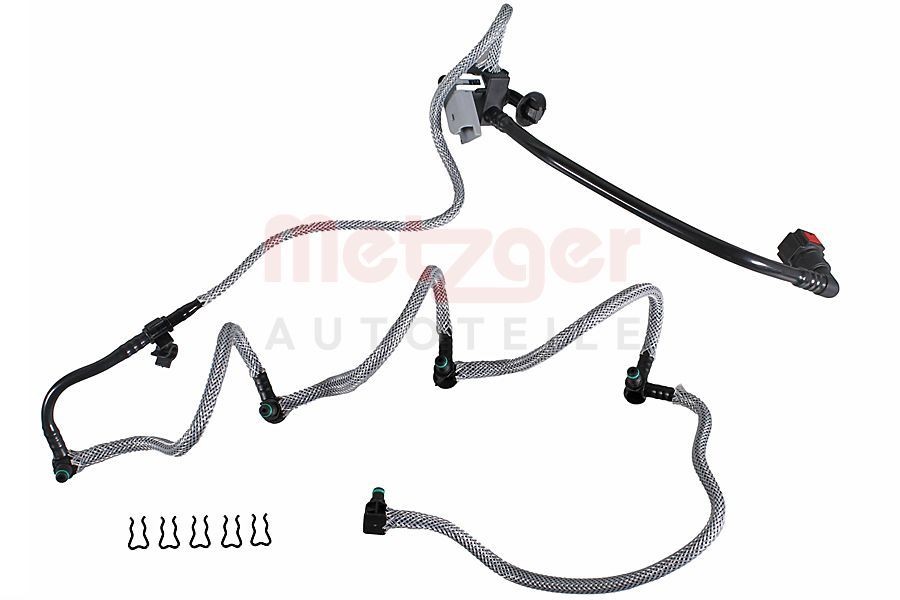 METZGER Slang, lekbrandstof 0840168 Renault DUSTER Slang, lekbrandstof METZGER 0840168