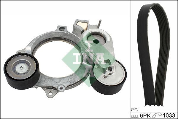 V-Ribbed Belt Set INA 529 0572 10 INA 529 0572 10 Poly v-belt kit Seat LEON 2025
