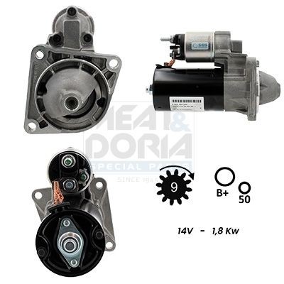 MEAT & DORIA Motorino avviamento 5010002G MEAT & DORIA 5010002G Motorino di avviamento Croma Van (194) prezzo