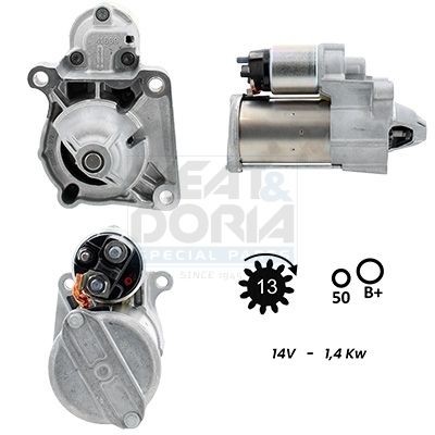 MEAT & DORIA Motorino avviamento 5010478G MEAT & DORIA 5010478G Motorino avviamento