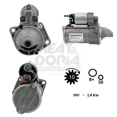 MEAT & DORIA Starter 5010506G 5010506G MEAT & DORIA Starter Fiat odav