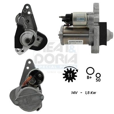 MEAT & DORIA Motorino avviamento 5010978G 5010978G Motorino avviamento MEAT & DORIA NISSAN NOTE costo