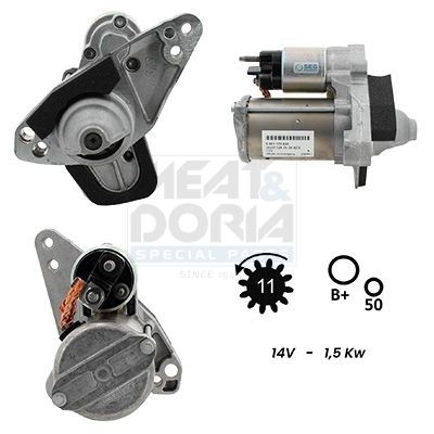 MEAT & DORIA Anlasser 5010989G 5010989G Starter Motor RENAULT GRAND SCÉNIC MEAT & DORIA kaufen