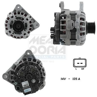 MEAT & DORIA Generator 55101418G 55101418G MEAT & DORIA växelströmsgenerator Nissan INTERSTAR