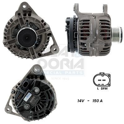 MEAT & DORIA Generator 5510687G MEAT & DORIA 5510687G Carrera GT (980) Alternator pris