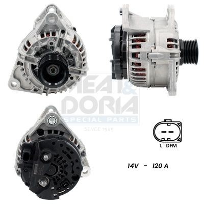 MEAT & DORIA Alternatore 5510746G MEAT & DORIA 5510746G Alternatore LOTUS Exige (SCC_) 1.8 GT3 275 CV 2006