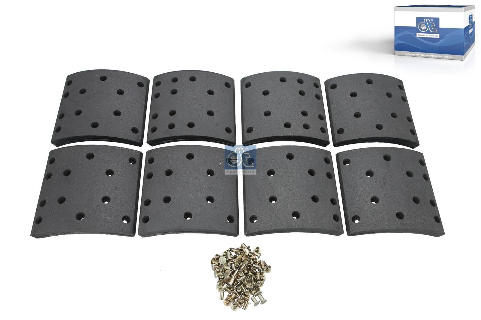 DT Spare Parts Piduriklotsi komplekt, trummelpidur 7.92424 DT Spare Parts Piduriklotside komplekt seisupidur Volkswagen 7.92424