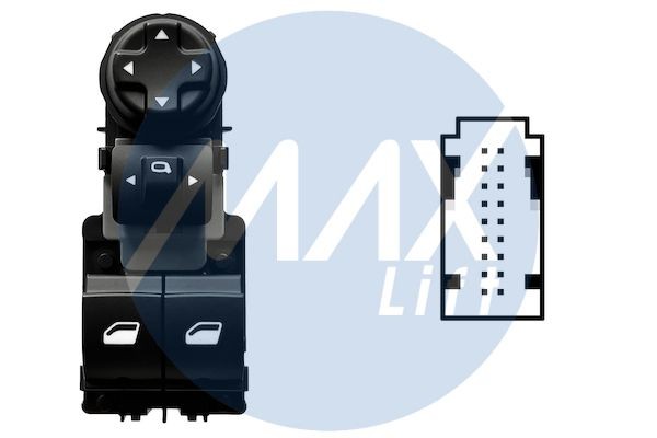 Raam schakelaar MAX SPG116 MAX SPG116 Elektrische raam schakelaar OPEL VIVARO 2016