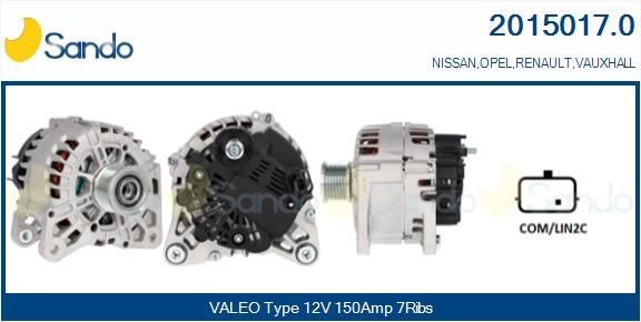 SANDO Dynamo 2015017.0 Dynamo SANDO Opel MOVANO 2015017.0