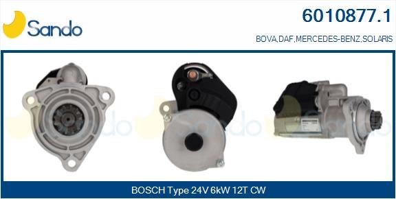 SANDO Starter 6010877.1 Startmotor SANDO CLS 6010877.1 billige