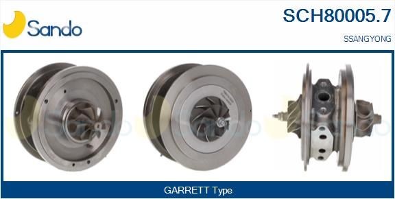 Lejehus, turbo SANDO SCH80005.7 SANDO SCH80005.7 Turbolader SSANGYONG KORANDO 2018