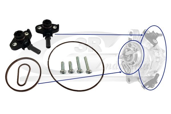 3RG Kit riparazione, Pompa a depressione (Sistema frenante) 74202 74202 Pompa tandem Volkswagen LT 3RG costo
