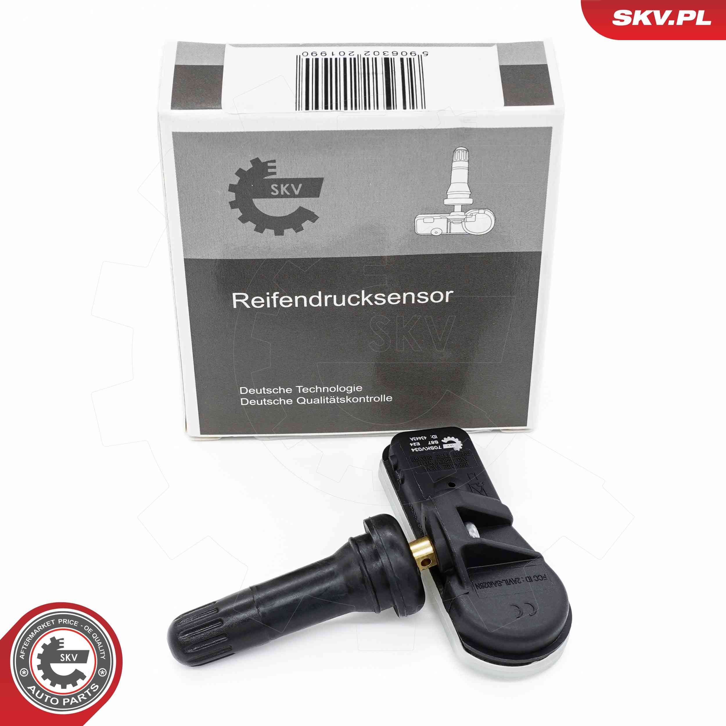 ESEN SKV Wielsensor, controlesysteem bandenspanning (TPMS-sensor) 70SKV034 70SKV034 Bandenspanning sensor SMART FORTWO ESEN SKV