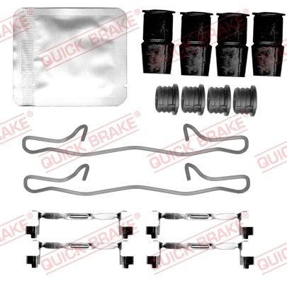 QUICK BRAKE Lisakomplekt, ketaspiduriklotsid 109-0197 QUICK BRAKE 109-0197 originaal Lisakomplekt, ketaspidurikate Mercedes S213 hind