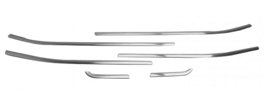 Pynte- / beskyttelsesliste, dørrude OMAC 1708141T OMAC 1708141T Rudelister JEEP CHEROKEE 2009