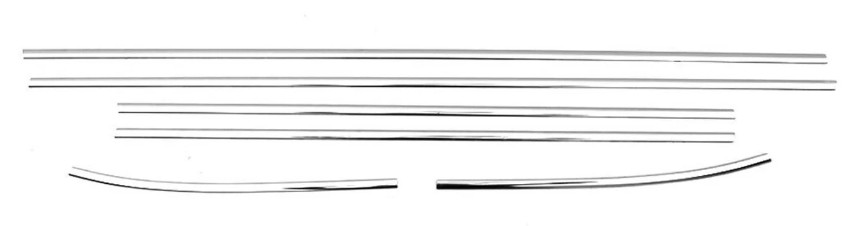 OMAC Modanatura decorativa / protettiva, Cristallo portiera 3213141 OMAC 3213141 Modanatura decorativa / protettiva, Cristallo portiera