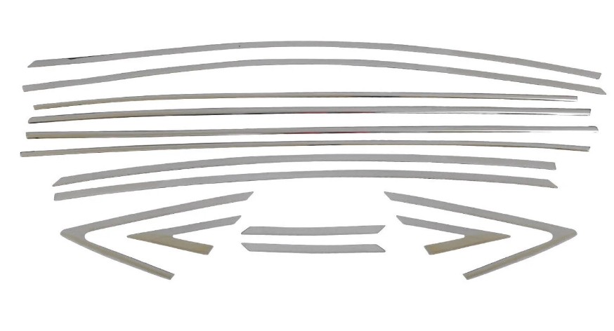 Baguette et bande protectrice, vitre de porte OMAC 3214146 OMAC 3214146: Joint pour pare brise Hyundai TUCSON 2015