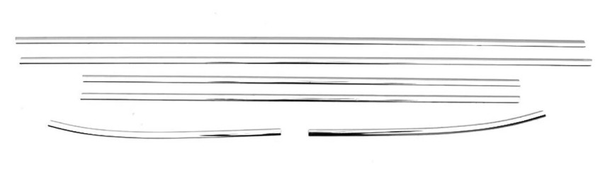 OMAC Prydnads- / Skyddlist, dörr 3215141 Byta Gummilist vindruta Hyundai Kona OS kostnad OMAC 3215141