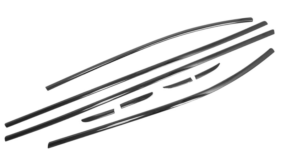 OMAC Ozdobná / ochranná liżta skla dverí 6116141B Tesnenie skla RENAULT OMAC 6116141B