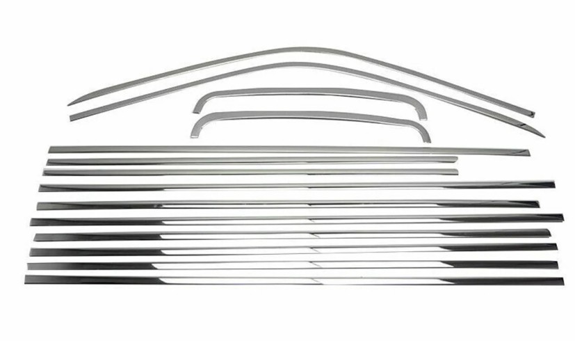 OMAC Modanatura decorativa / protettiva, Cristallo portiera 7522147 OMAC 7522147 Guarnizione vetro FORD Orion Mk3 (GAL) originali prezzo