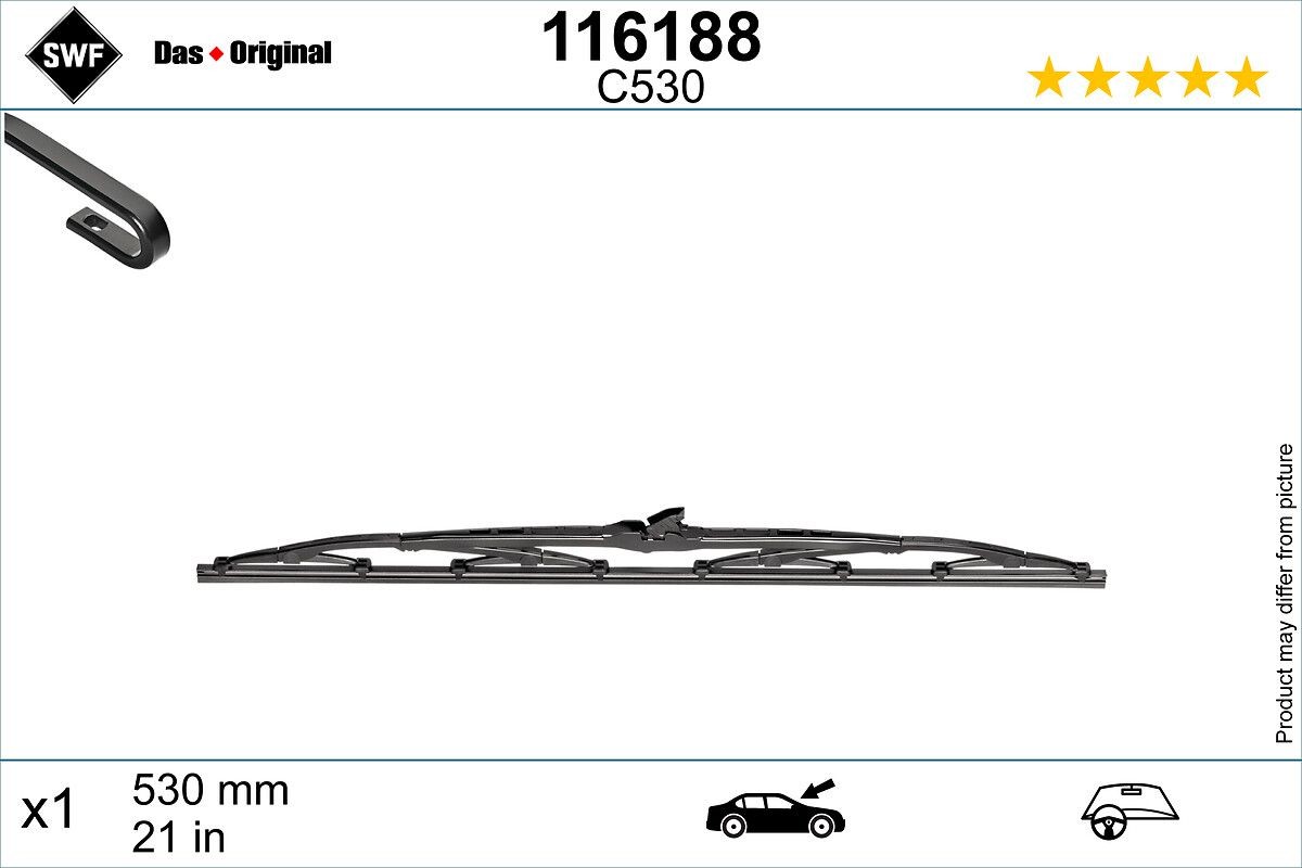 SWF Tergicristalli 116188 SWF 116188 Spazzole tergicristallo AUDI A4 originali